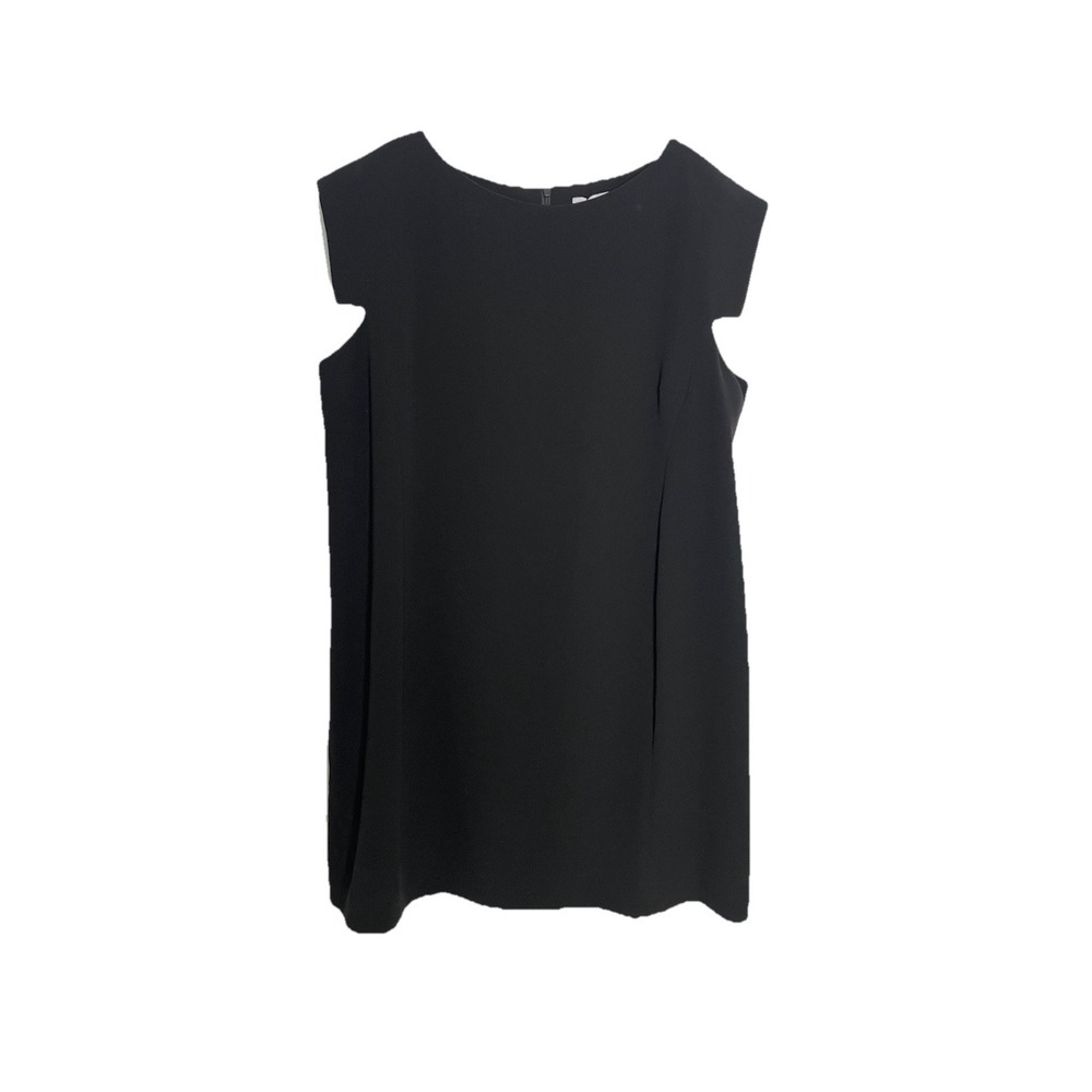 M.M.Lafleur Womens Black Crepe The Sarah Dress Size 2X Work Career‎ Minimalistic - Picture 6 of 6